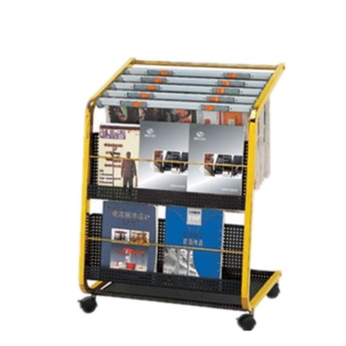 酒店大堂黑金报纸架宣传架资料架杂志架展示架拆式文件架书刊架