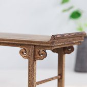 红木博古架小条案鸡翅木小供台翘头案台仿古香案佛桌底座