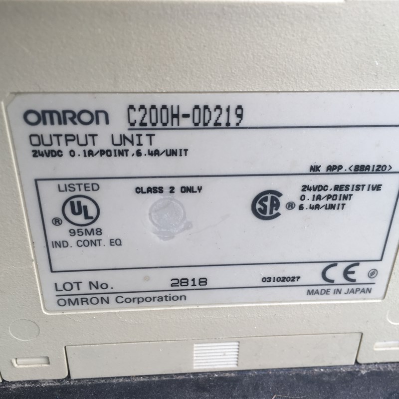 C200H-ID217/OD219/0D219/OD215/0D215/OD211/OD411