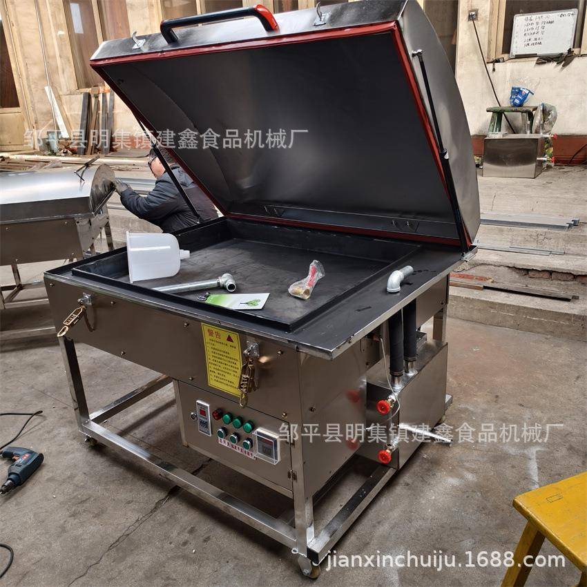 商用铁锅大馒头锅贴1米铁锅生煎包机3米烤馍机