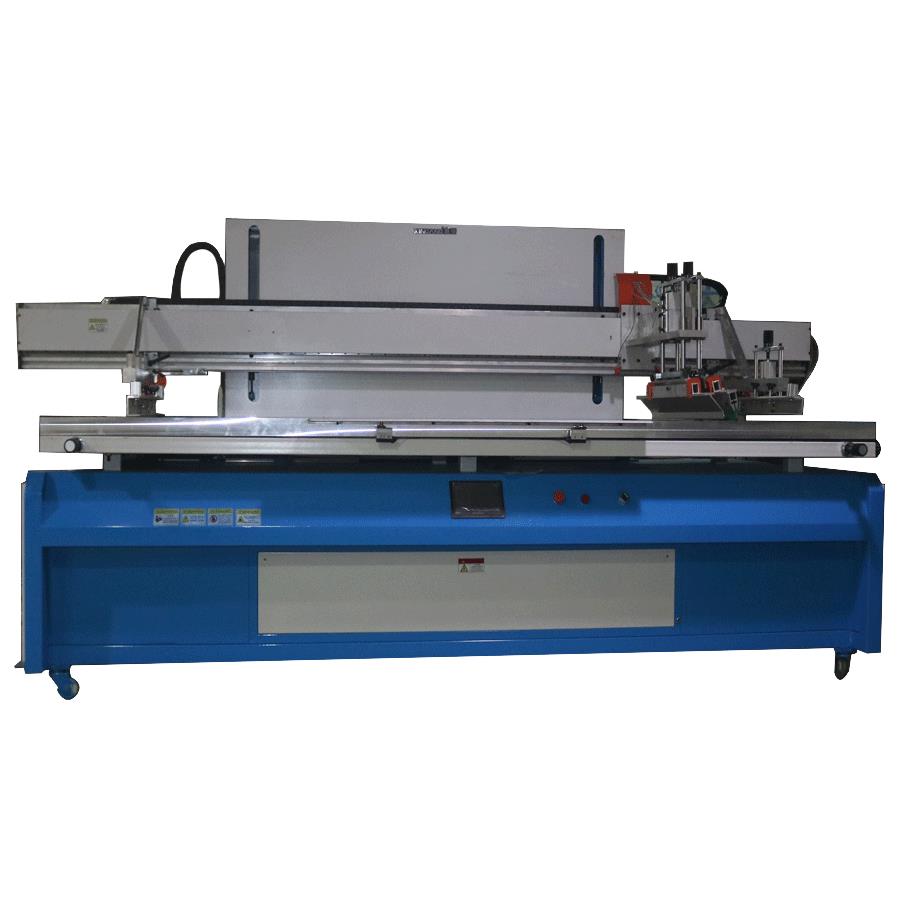 平升丝印机9069型四气缸网版固定机构大小可快速调节丝网印刷机