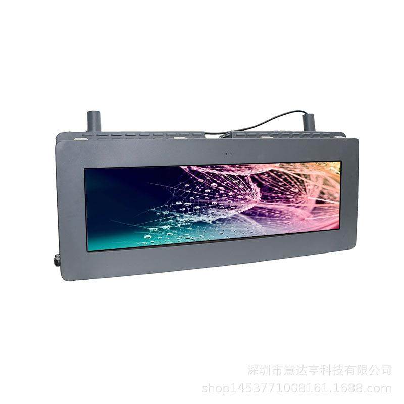 室外条屏高亮广告机/吊顶式公交/地铁站应用/温控散热/IP65防护