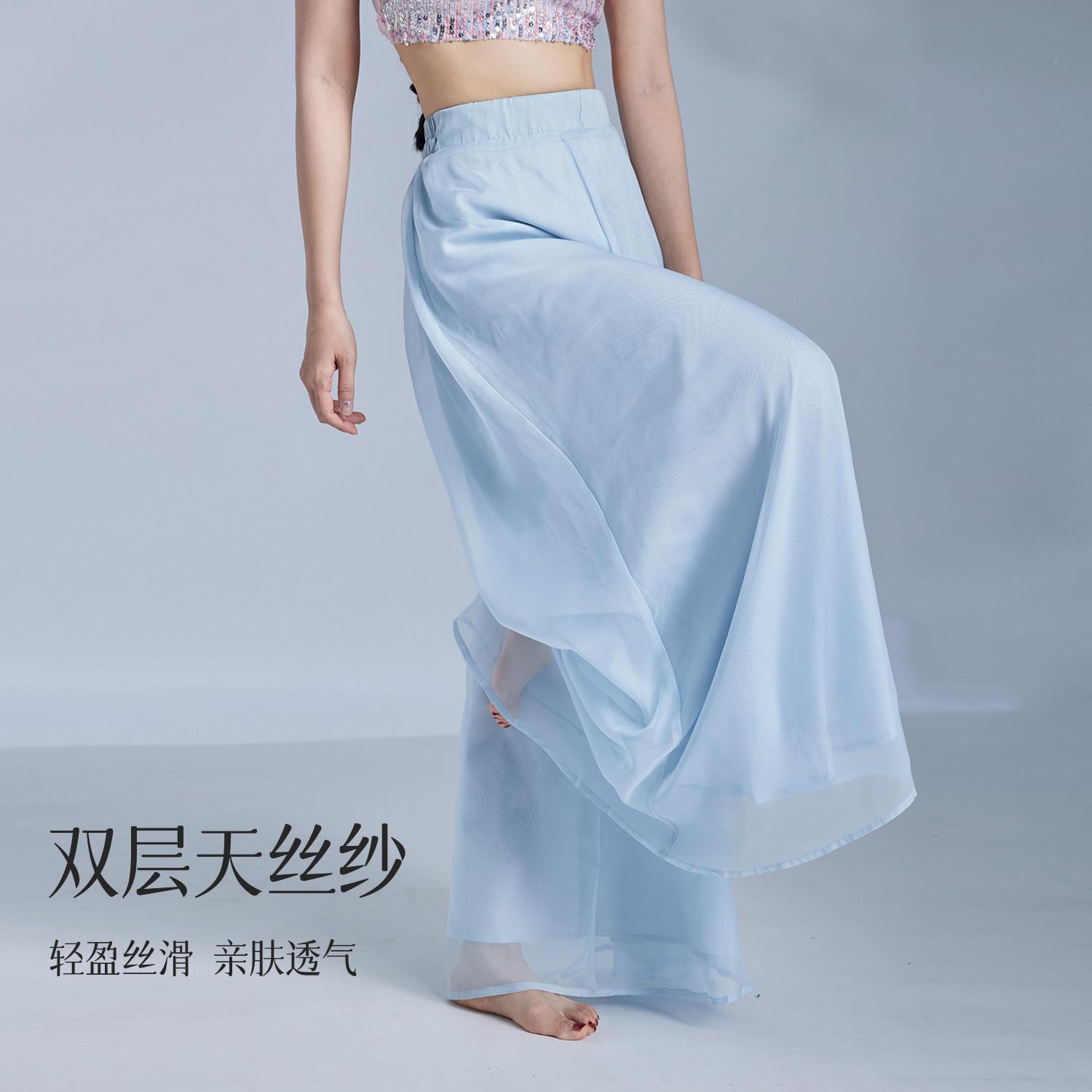 中古典舞舞蹈服飘逸显纱裤功瘦国风爵士练服国舞演出服女