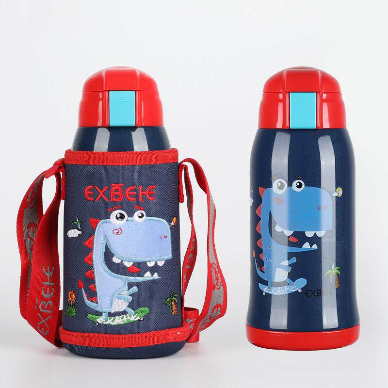 儿童保温杯带吸管316不锈钢女生男孩小学生幼儿园水壶水杯大容量