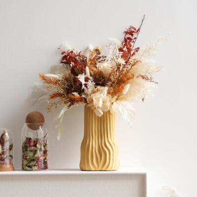 永生花干花天然真花束 玄关电视柜客厅家居装饰摆设 轻奢风高级感