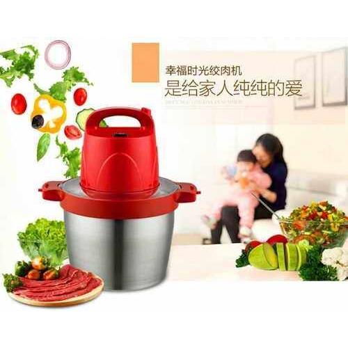 6容L大量绞肉机商用电动不锈钢菜饺馅剁辣PPP椒打蒜蓉泥家用碎器