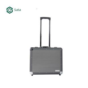 实达工具铝合金台车箱24寸03621手提式工具箱台车五金托架收纳箱