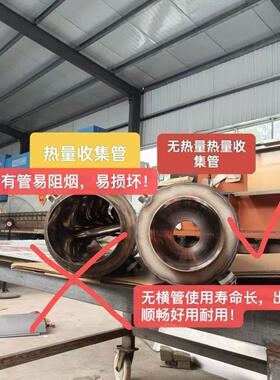 取暖炉烟筒新款二次加热水套加厚不锈钢螺旋管换热器节煤60%增热