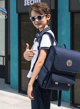 doodoo儿童书包小学生护脊减负男孩女童一二三到六年级轻便背包潮