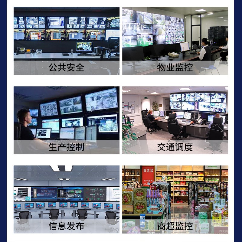 dhu 大华22 /2寸监控显示器高视频监视器安防专用液晶屏挂墙