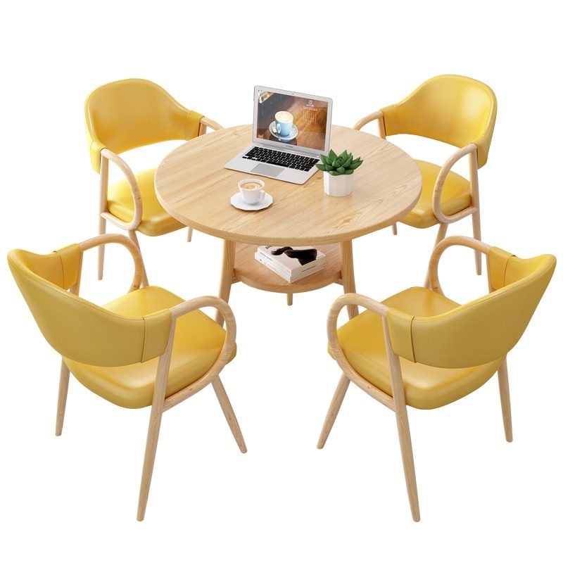 风高端洽谈桌层现代商务谈判接待皮椅会客圆桌椅休息区,住宅家具,板木餐桌,淘宝优惠券,粉丝福利购,淘宝优惠卷