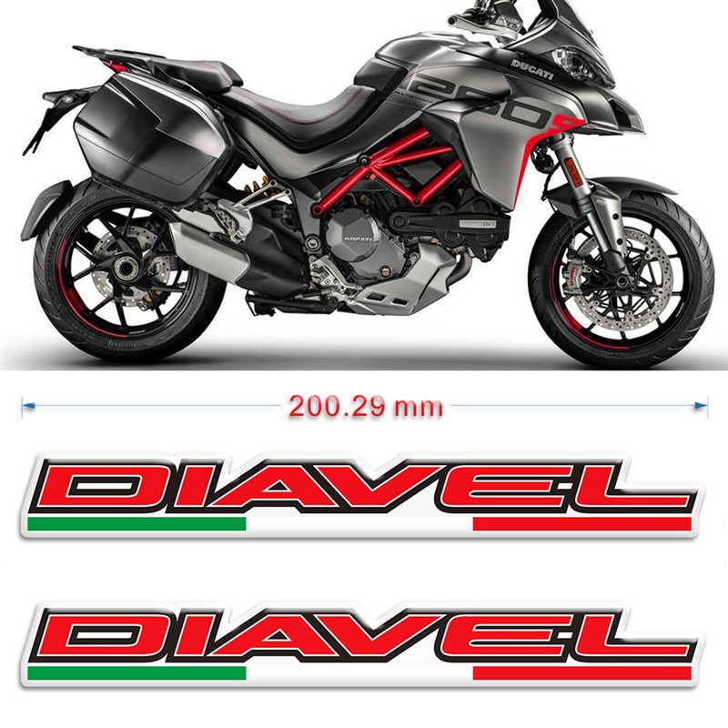 适用于杜卡迪 Diavel 1260S V2 V4摩托车3D油箱贴纸2015-2021