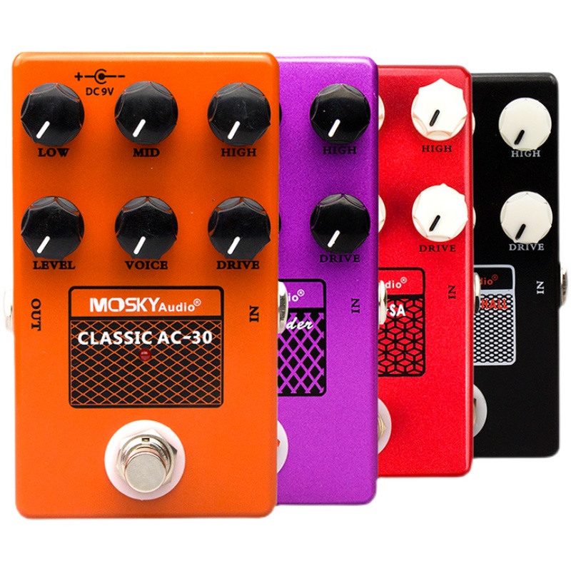 箱头模拟效果器过载段均衡单块吉他贝斯通用复刻Tech21 nmp