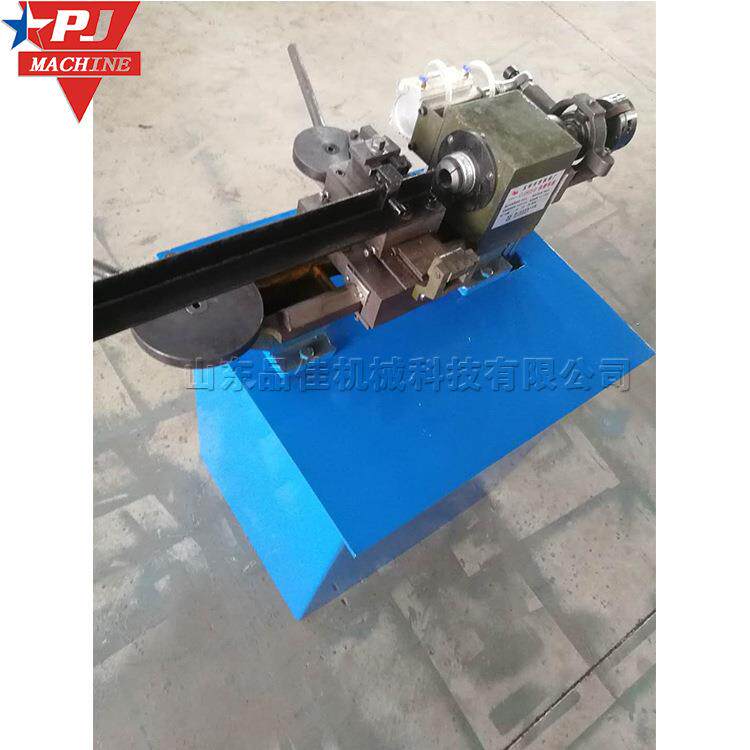 自动金属钢管封口机铁管管端封头机小型卫浴家具圆管封口设备