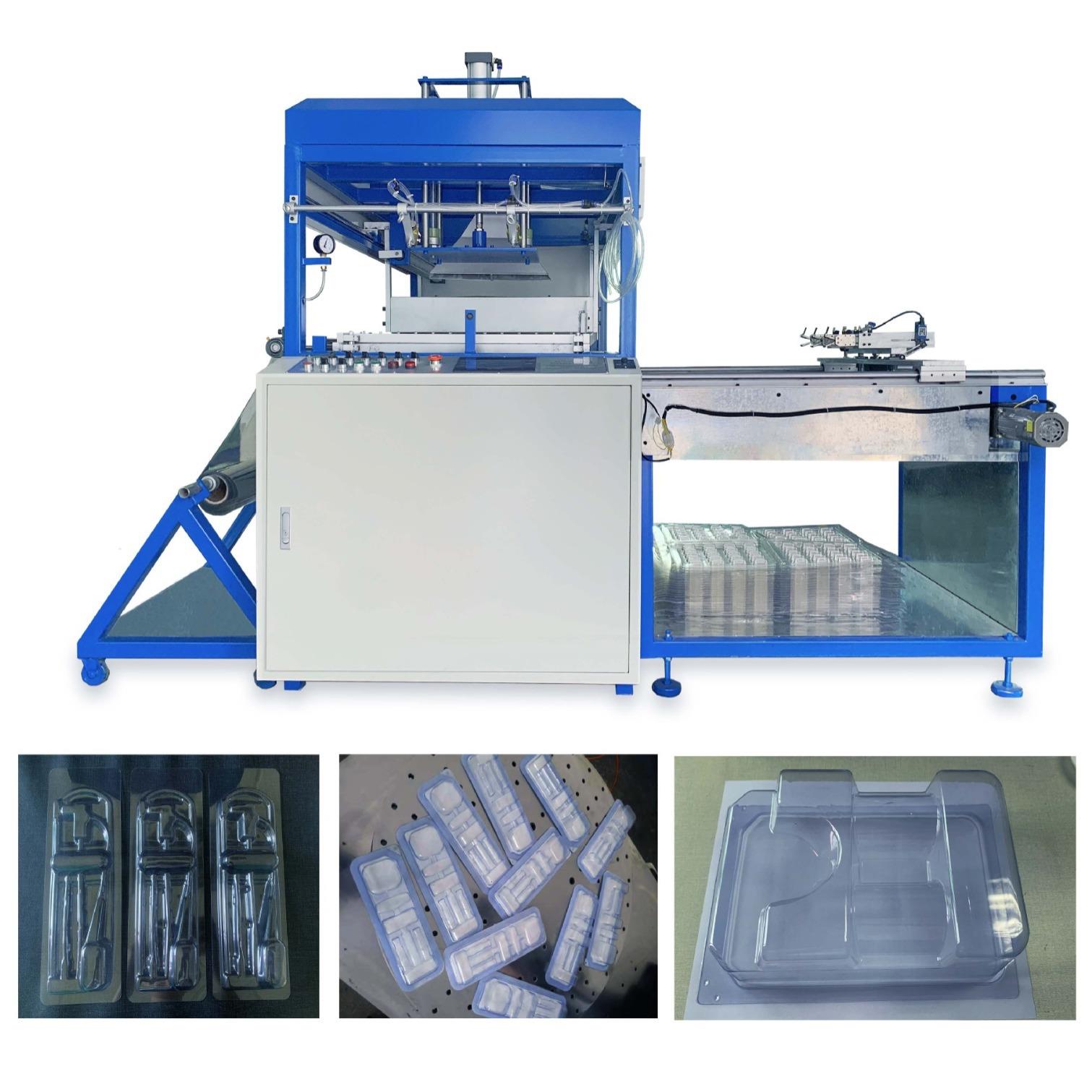 自动小型吸塑机PVC鞋撑内衣撑成型机现货