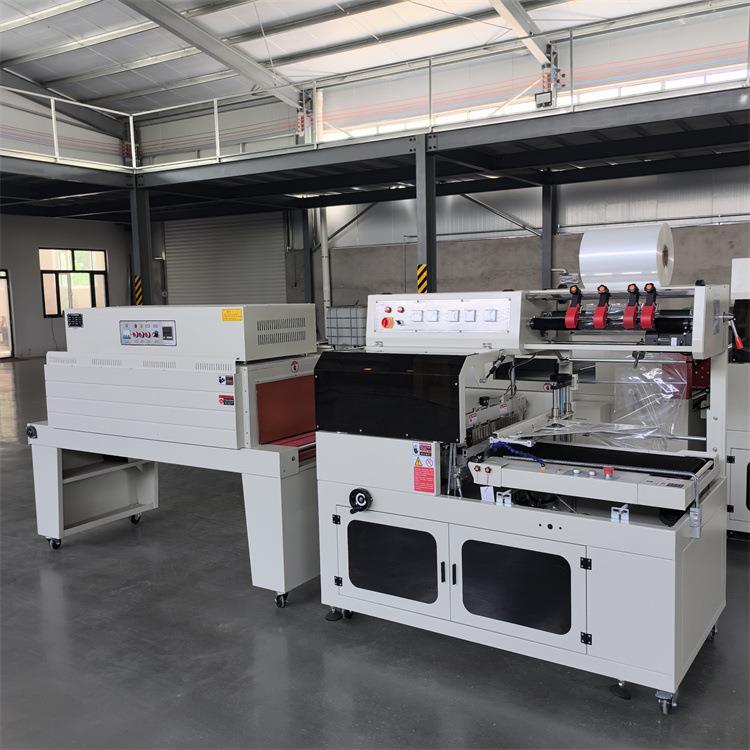 全自动纸盒封切机收缩机五金餐具化妆品礼盒纸箱收缩膜包装机