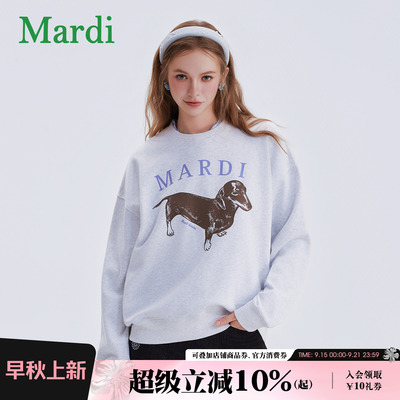 MARDI2025秋季新款印花卫衣