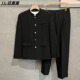 订婚宴会结婚礼服黑色立领西服 民国风表演新中式 国潮中山装 男套装