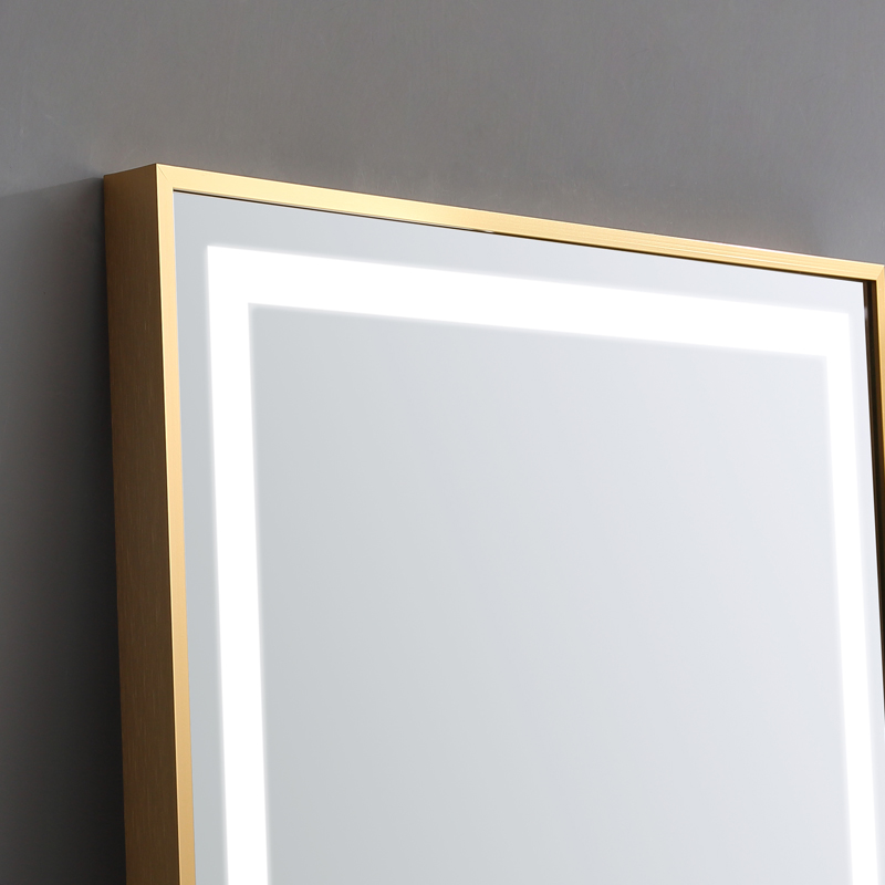 铝合金边框穿衣镜智能镜led灯镜全身镜壁挂试衣镜带灯装饰镜子