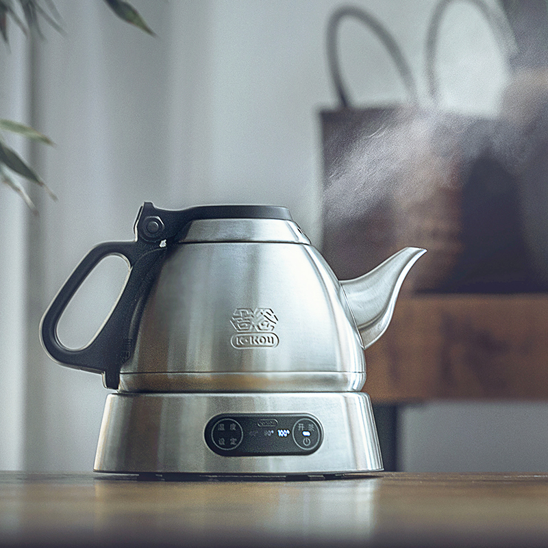 吉谷电器烧水壶电水壶 食品级304不锈钢自动变频恒温煮茶壶 TA008
