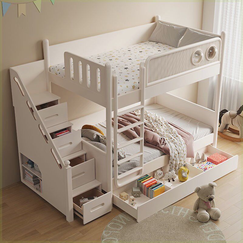 儿童床子母床床人床梦幻城堡带梯柜女孩公床全实木上下床,住宅家具,高低/子母床,淘宝优惠券,粉丝福利购,淘宝优惠卷