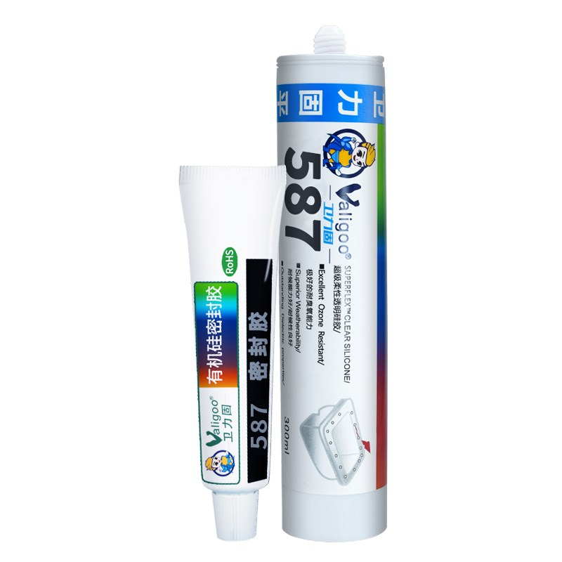 卫力固587平面密封胶I207 598 599 59红色密封剂防水耐高温发动机