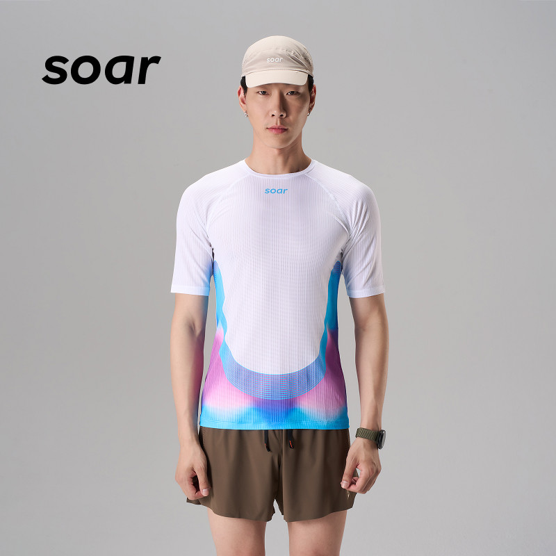 【新色抵达】SOAR X RACE男子专业马拉松竞赛运动短袖T恤跑步服