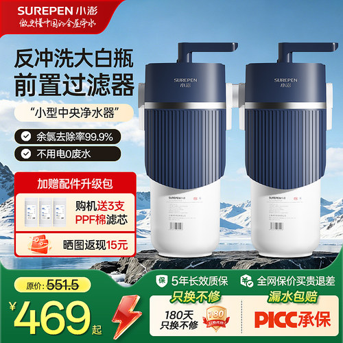 反冲洗大白瓶前置过滤器