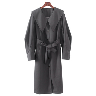 Z219优雅大翻领风衣