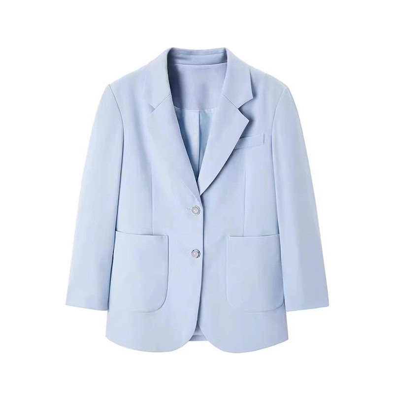 休闲单西便西上衣基础百搭西装