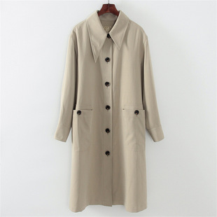 防风长款 休闲风衣外套女百搭气质风衣Z170太系列撒柜清仓折扣女装