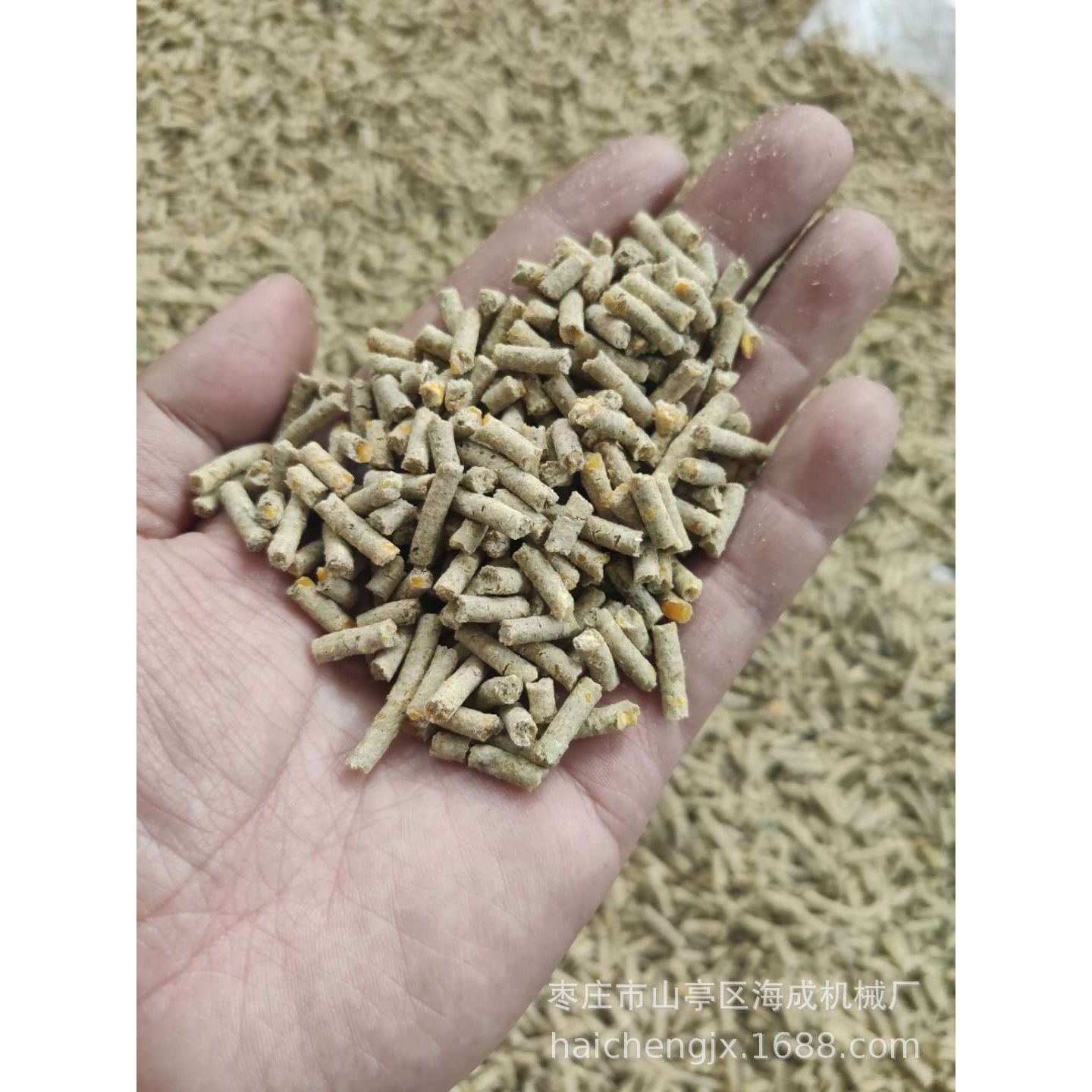 大型饲料颗粒机 牛羊饲料平模造粒机 自动 小型家用饲料颗粒机