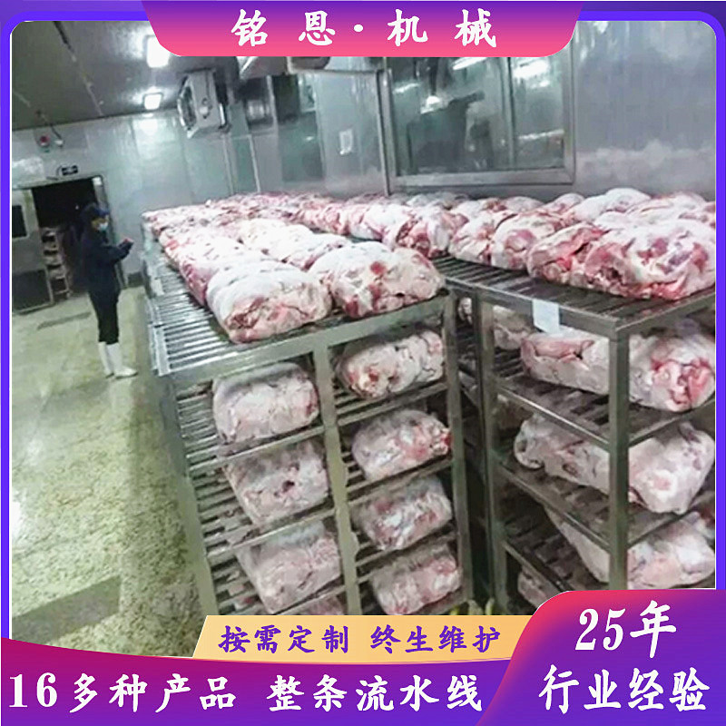 牛肉解冻设备 冻转鲜缓化库 悬挂线低温高湿解冻库白条羊解冻机