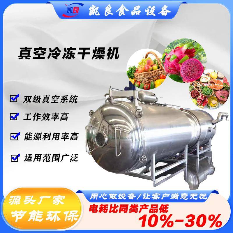 低温冻干机水果蔬菜火龙果真空冷冻干燥机蔓越莓玫瑰花桂花冻干
