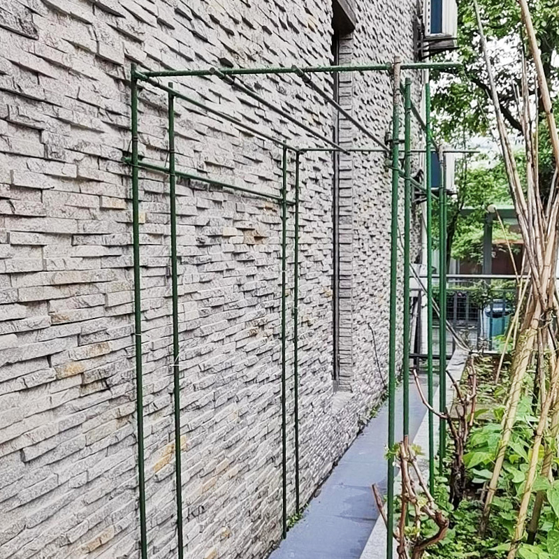 田园花卉绿植架攀爬黄瓜架番茄豆角爬藤架杆子包塑支撑杆花架园艺