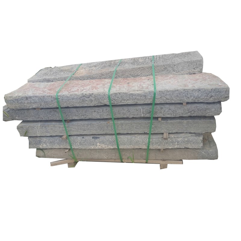 老石板石条酒店装修石材公园广场铺路石踏步石老青石板民俗老石器