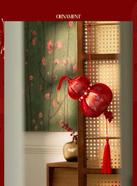 2026马年春节葫芦摆件客厅玄关