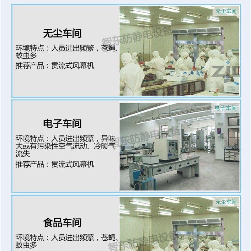 除静电离子 防尘大风量 风幕机/风帘机