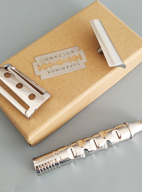 帝诗哎莎XT男士斜刃剃须刀全316不锈钢老式安全剃须刀双刃刮胡刀