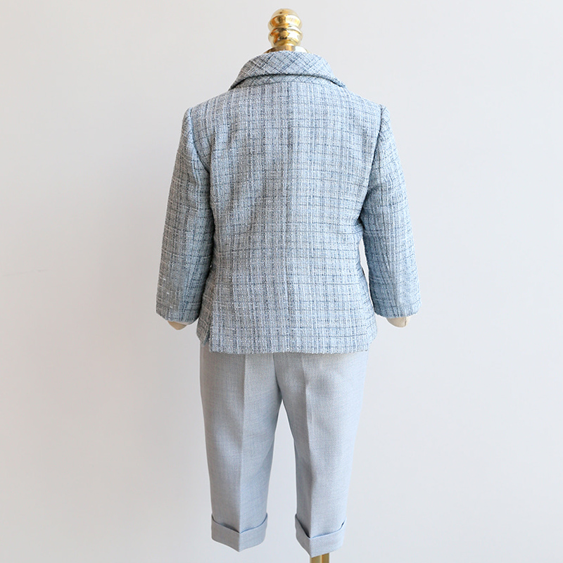 男童西装花童礼服儿童小西服英伦风男宝宝生日周岁演出服大童春款