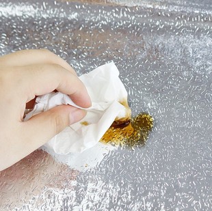 5米加厚橱柜铝箔纸贴纸锡纸防油防水自粘防潮铝箔垫纸厨房抽屉垫