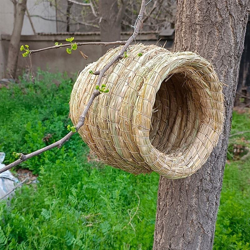 麻雀鸟窝鸟巢悬挂窝户外装饰野鸟小鸟栖息保暖花园别墅房子动物园,宠物/宠物食品及用品,鸟禽其他,淘宝优惠券,粉丝福利购,淘宝优惠卷