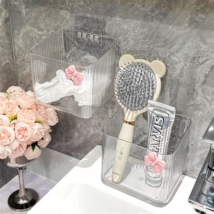 卫生间牙刷牙膏梳子置物架废弃洗脸巾收纳盒厕所洗漱台的各种神器