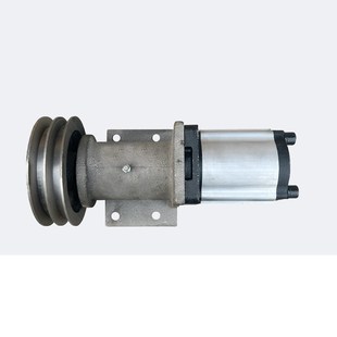 加强型铁盖齿轮泵四孔加固液压油泵泵座动力机306