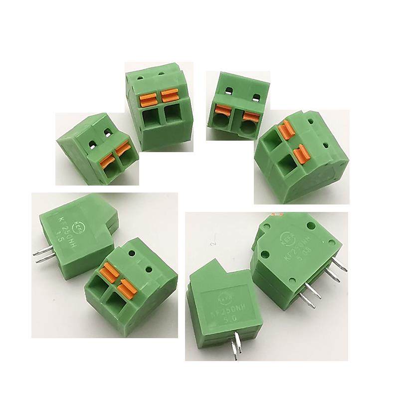kefa科发正品3.53.81/5.0/5.08斜面弹簧式PCB快速接线端子KF250NH