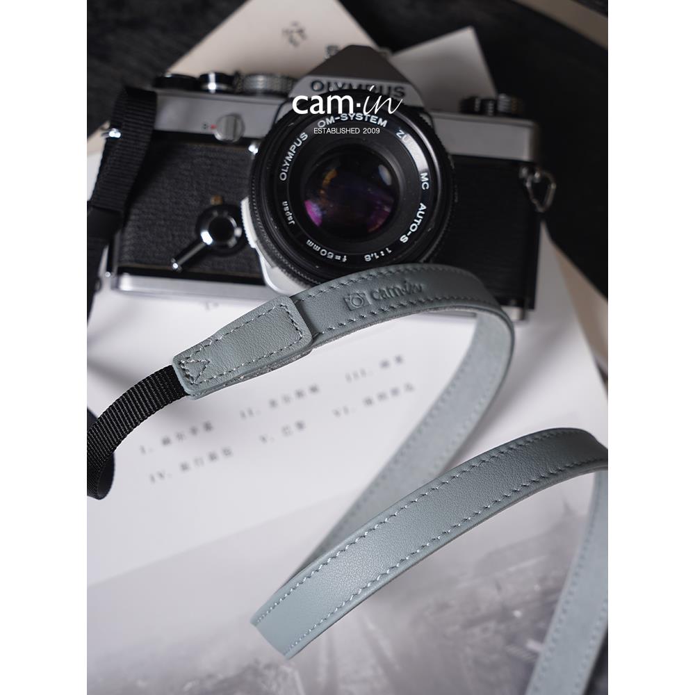 相机-真皮单反无反光镜相机带覆古文学相机斜肩带吊带Cs183