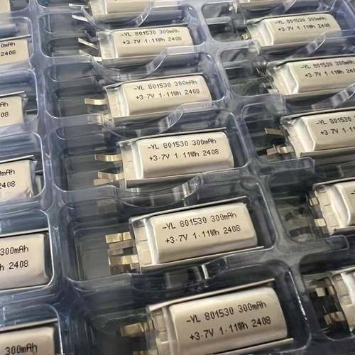 软包聚合物锂电池3.7V 300mah蓝牙音箱TWS充电仓电池规格801530