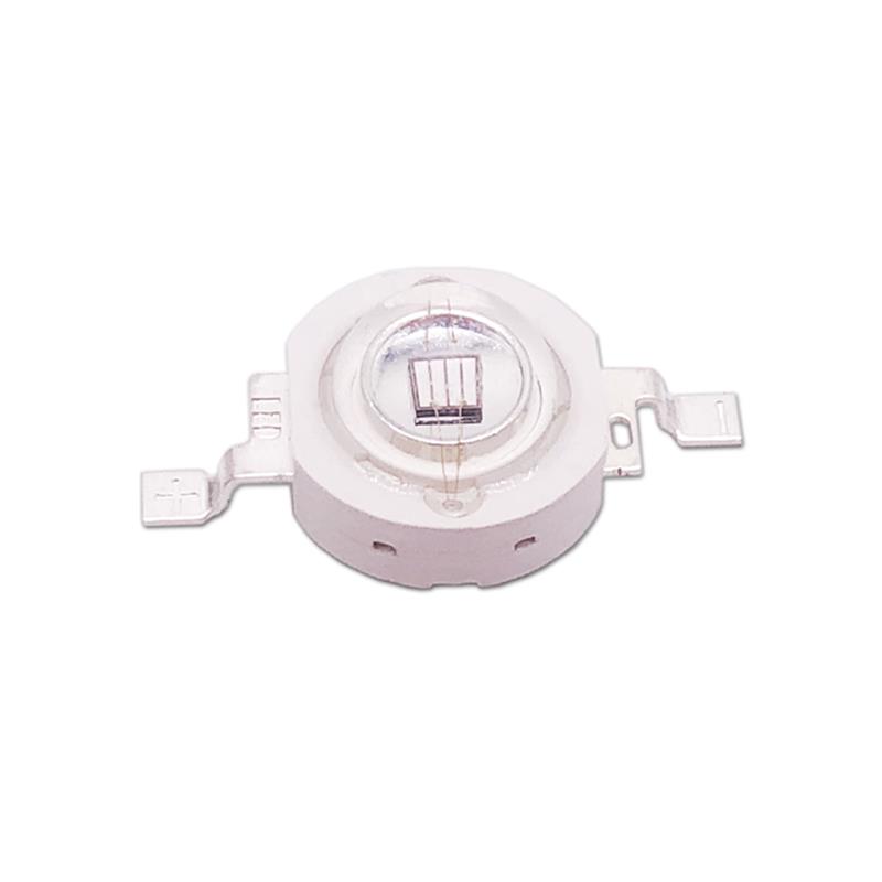 1W3W5W紫外led灯珠365 385 395 405 nm带散热片直插12-24V 110V