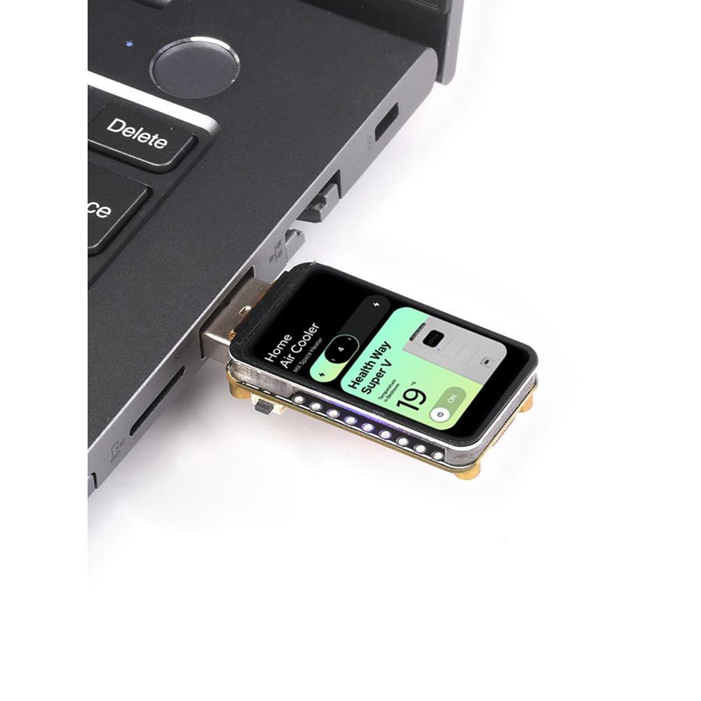 微学Esp32-S3 1.47英寸液晶显示开发板Wifi/蓝牙与Rgb彩色灯珠