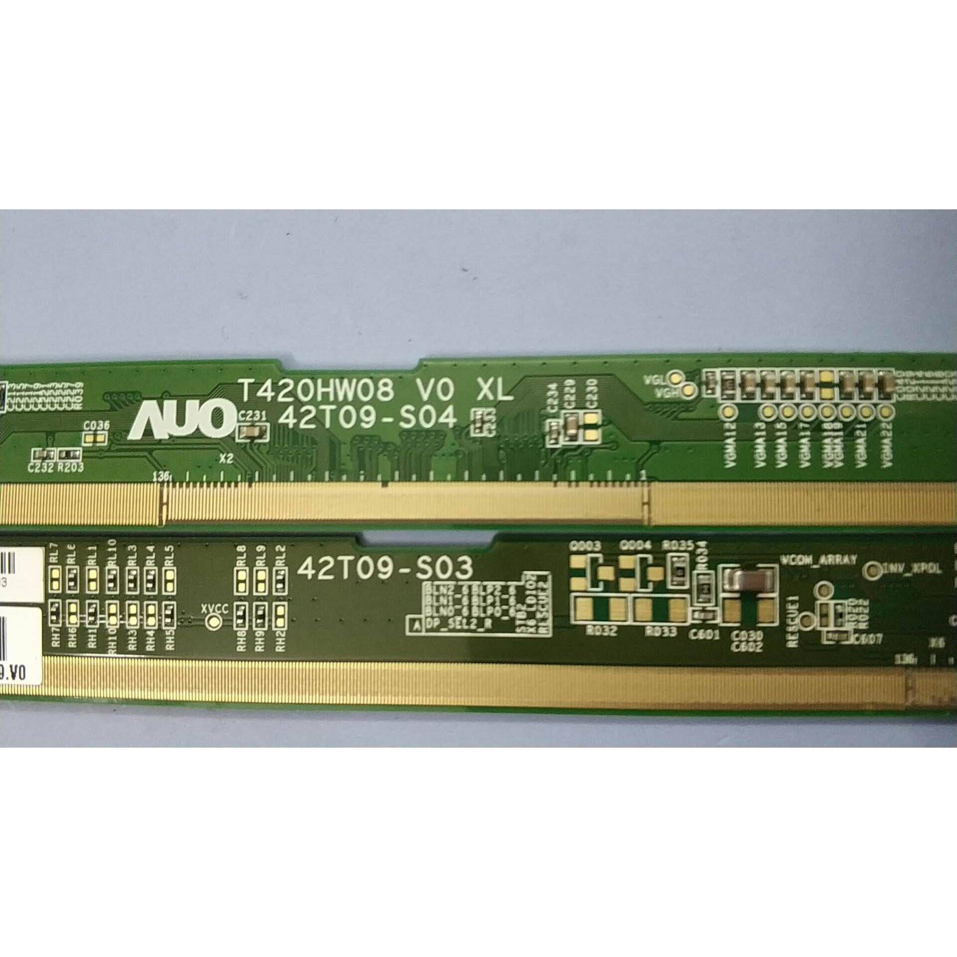 3.原装AUO边板T420HW08 V0 XL/XR 42T09-S04 42T09-S03一对价1